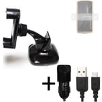 For Cubot Pocket car holder + CHARGER windshiled bracket 