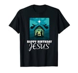 Happy Birthday Jesus - Christmas Advent Nativity Scene North T-Shirt