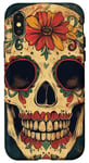 iPhone X/XS Skull Mexican Sugar Skull art Sugar skull Floral Case