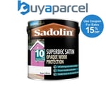 Sadolin 5028826 Superdec Opaque Wood Protection Super White Satin 2.5 litre SAD5