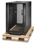 APC NETSHELTER SX 18U SERVER RACK ENCLOSURE 600MM X 1070MM W/ SIDES BLACK SHOCK PACKAGING (AR3106SP)