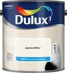 Dulux Matt Interior Walls & Ceilings Emulsion Paint 2.5L - Jasmine White