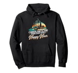 Cumberland Island Summer Vacation Beach Palm Tree Island Pullover Hoodie