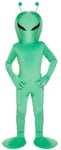 Boys Girls Child's Green Space Alien ET Fancy Dress Costume Outfit 4-12 Years (10-12 Years)