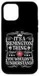 Coque pour iPhone 12/12 Pro Le nom Remington est un nom de Remington que vous ne comprendriez pas