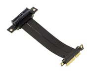 KALEA-INFORMATIQUE Riser nappe d'extension PCI Express Gen 4.0 un port PCIe x4 mâle vers un port femelle, avec bande passante 64 GT/s