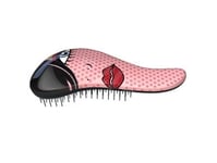 Hair Brush With Red Lip / Eye Handle