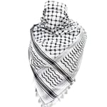 Palestina halsduk, Keffiyeh, Arafat Hatta, med fransar, Shemagh Keffiyeh Arabisk hundtand 100%