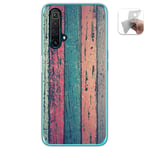 Housse En Gel TPU Pour Realme X3 SUPERZOOM / X50 5G Design Bois 10 Dessins