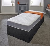 Cooltouch Essentials Grey Memory Foam Hybrid Spring Mattress