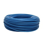 Rouleau de Câble Électrique de 100 m | H07V-K | Section 1 x 1,5 mm2 | Couleur Bleue
