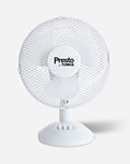 Tower Presto 9 Inch White Desk Fan