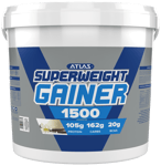 ATLAS SUPER WEIGHT MASS SIZE GAINER GAIN 5KG VANILLA FLAVOUR 1500 CALORIES