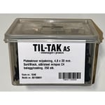 Til-tak Plateskruer Med Pakning 4,8 X 20mm 250 Stk