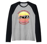 There's Nothing Terrific Than A Classic Car Raglan Baseball Tee