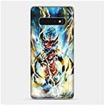 Coque pour Samsung Galaxy S10 Manga Dragon Ball Sangoku Blanc