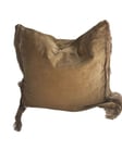 Mille Moi Putetrekk Bohem Velvet m/frynser Lovely Mustard 50x50cm