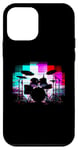 Coque pour iPhone 12 mini Ensemble de batterie Glitch - Amateur de batterie vintage