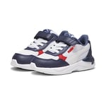 PUMA Mixte bébé X-Ray Speed Lite AC Inf Basket, Navy White for All Time Red Inky Blue, 21 EU