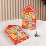 5pcs New Year Advent Calendar Boxes Countdown Gifts Box  for Birthday Wedding