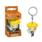 Porte Cles Funko Pop ! - Dragon Ball Super - Ss Trunks Avec épée