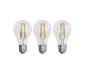 SETTI 3x LED-polttimo FILAMENT A60 E27/3,8W/230V 4000K Energialuokka A