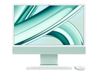 Apple Imac With 4.5K Retina Display - Allt-I-Ett M3 Upp Till - Ram 8 Gb - Ssd 256 Gb - M3 8-Core Gpu - Ieee 802.11Ax (Wi-Fi 6E), Bluetooth 5.3 - Apple Macos Sonoma 14.0 - Skärm: Led 24" 4480 X 2520 (4.5K) - Tangentbord: Internationell Engelska - Grö