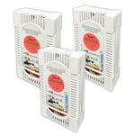 3x Refrigerator Dehumidifier Dryer Box against Odors Moisture & Mold