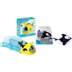 LANSAY ZHU ZHU Aquarium - Lot : 1 Margot Le Petit Orque + 1 sous-Marin - Mini Univers - Animal Interactif - Dès 4 Ans