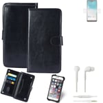 CASE FOR Huawei Honor X10 Lite FAUX LEATHER + EARPHONES PROTECTION WALLET BOOK F