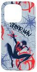 Coque pour iPhone 15 Pro Impression graffiti Marvel Spider-Man Into the Spider-Verse