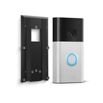 New Ring Battery Video Doorbell (2024 release) + No Drill Mount | DIY Wireless Doorbell Security Camera | Head-To-Toe View, Easy installation (5min) | 30-day free trial of Ring Home