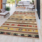 TT Home Tapis Outdoor Moderne Résistant Aux Intempéries pour Intérieur et Extérieur Design en Multicolore, Dimension:240x340 cm