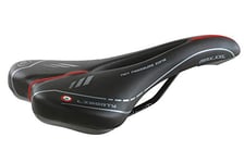 Selle Montegrappa Selle de vélo de course Liberty XXL - Fabriquée en Italie - Noir