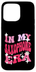 Coque pour iPhone 15 Pro Max In My Saxophone Era Music Band pour femmes et enfants