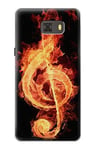 Music Note Burn Case Cover For Samsung Galaxy C9 Pro