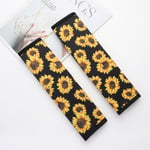 Sunflower Shoulder Seat Belt Cover Universal Car Seat Belt Pads Backpack Straps