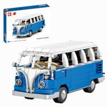 12che Technic Car Compatible with Lego 777Pcs DIY Retro Bus Pull Back Car Building Blocks Toy for Adults, Kids