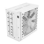 850W NZXT C850 Gold PCIE 5.1.1, White, Fully Modular, 80PLUS Gold, Single Rail, 