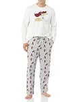 Amazon Essentials Disney | Marvel | Star Wars Ensembles de Pyjama en Flanelle Homme, Marvel Thor - Mens, S