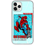 ERT GROUP Coque de téléphone Portable pour Iphone 11 Pro Max Original et sous Licence Officielle Marvel Motif Spider Man 041 Parfaitement adapté à la Forme du téléphone Portable, Coque en TPU