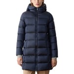 Veste Colmar  Doudoune longue bleu marine  capuche