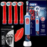 Oral-B Vitality Pro 103 Spiderman tandborste för barn + tillbehör