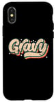 Coque pour iPhone X/XS Chemise de sauce vintage Slang A costume années 70 ou costume des années 80