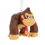 Hallmark Donkey Kong Décoration à Suspendre, décoration d'arbre Nintendo, décoration à Suspendre en résine, décoration de Noël à Suspendre, Cadeaux pour Noël