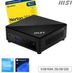 MSI CUBI 5 12M Intel Core i3 1215U 12th Gen MINI PC 8GB RAM 256GB SSD Win 11 Pro