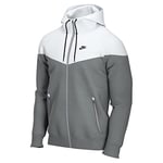Nike DA0001-084 M NSW SPE WVN LND WR HD JKT Jacket Men's SMOKE GREY/WHITE/SMOKE GREY/BLACK 3XL