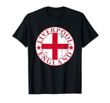 Liverpool England UK, English Pride, England Flag, Liverpool T-Shirt