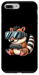 Coque pour iPhone 7 Plus/8 Plus Animal de joueur mignon avec des lunettes VR Cartoon