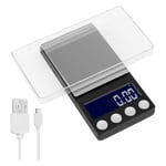 Digital Kitchen Scales,USB Rechargeable  Scale 500G/0.01G  Scale Electronic8577